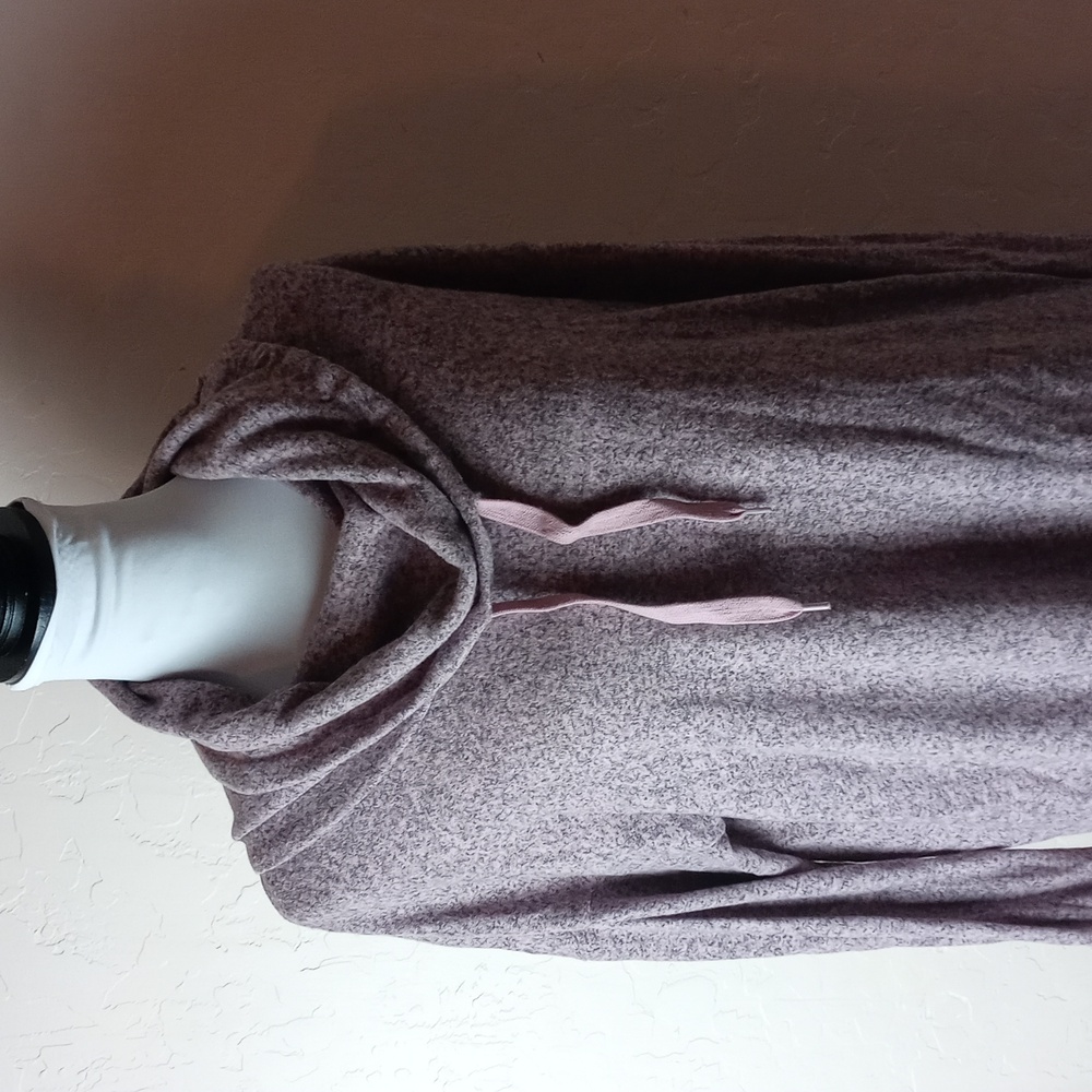 NWT Motherhood Maternity Cozy Lavender Cowl Neck Sweater - Picture 2 of 8